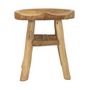 Voir la diapositive 2 : Paris Prix Tabouret en Bois  Selle  42cm Naturel