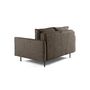 Voir la diapositive 6 : LISA DESIGN Charlie - canapé droit 2 places - en tissu velours relief