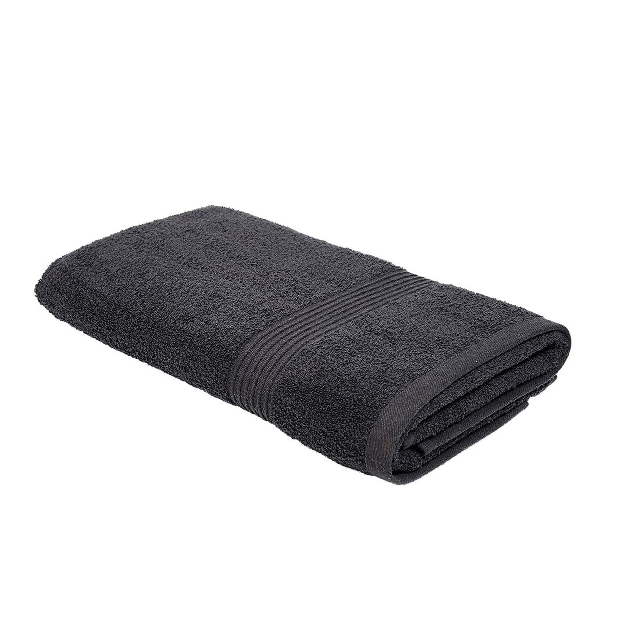 Voir la diapositive 2 : TODAY Drap de bain uni en coton 450 g/m²