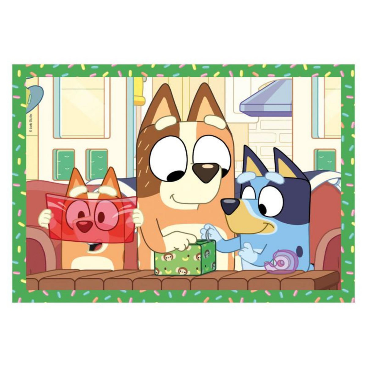 CLEMENTONI Clementoni Jigsaw Puzzle 4in1 Bluey 21530