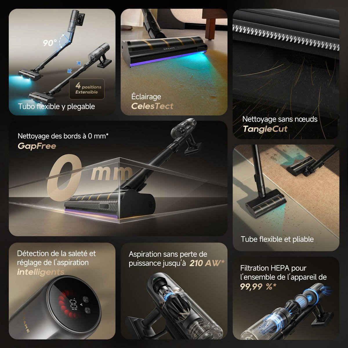 DREAME Aspirateur balai V20 Pro