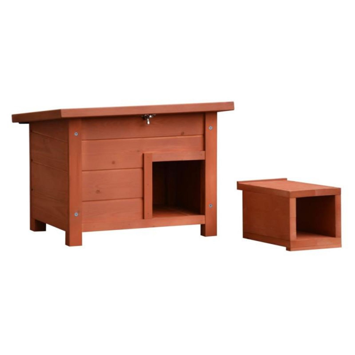 @Pet Pet Maison pour hérisson bois marron