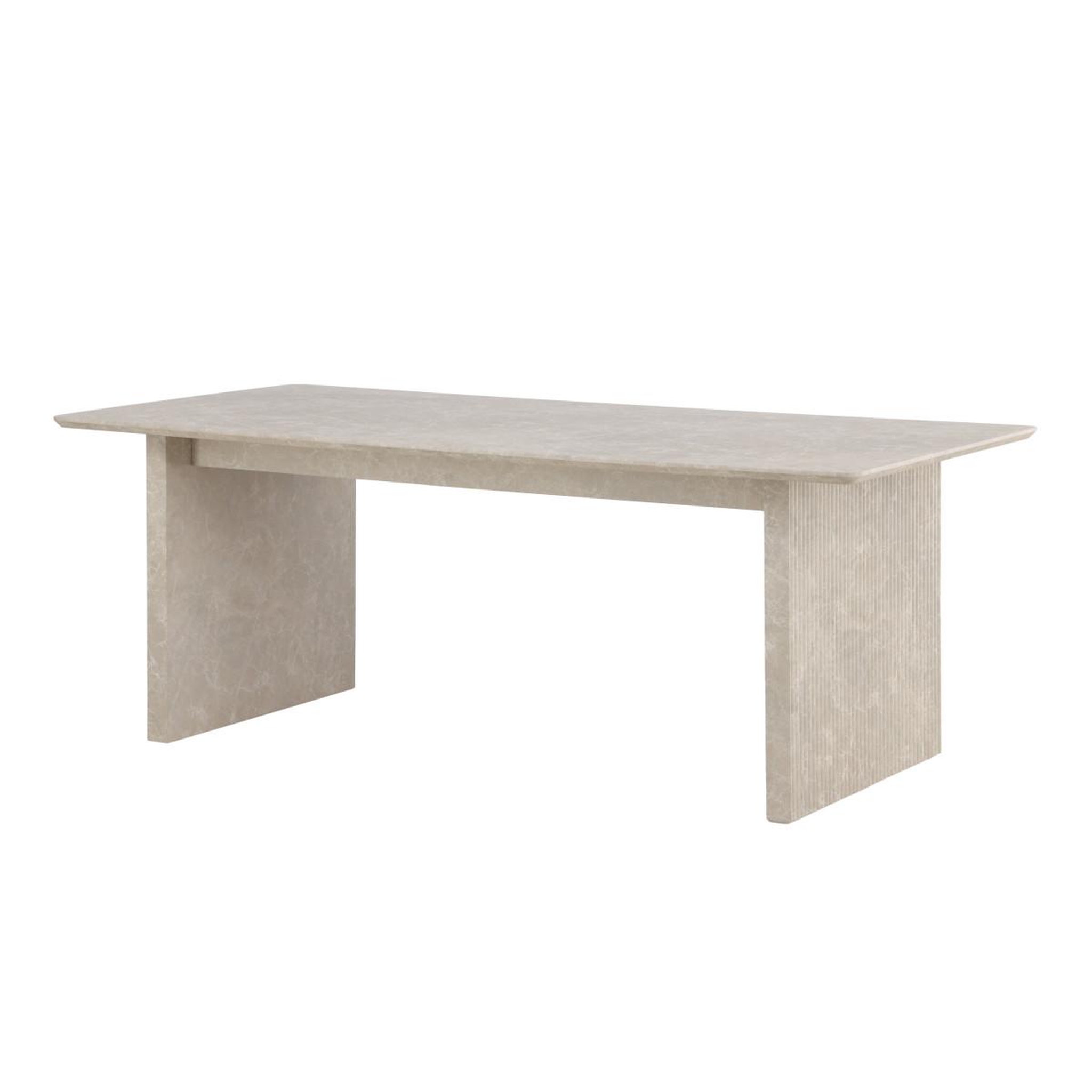Voir la diapositive 3 : Paris Prix Table à manger design  vail  200cm beige
