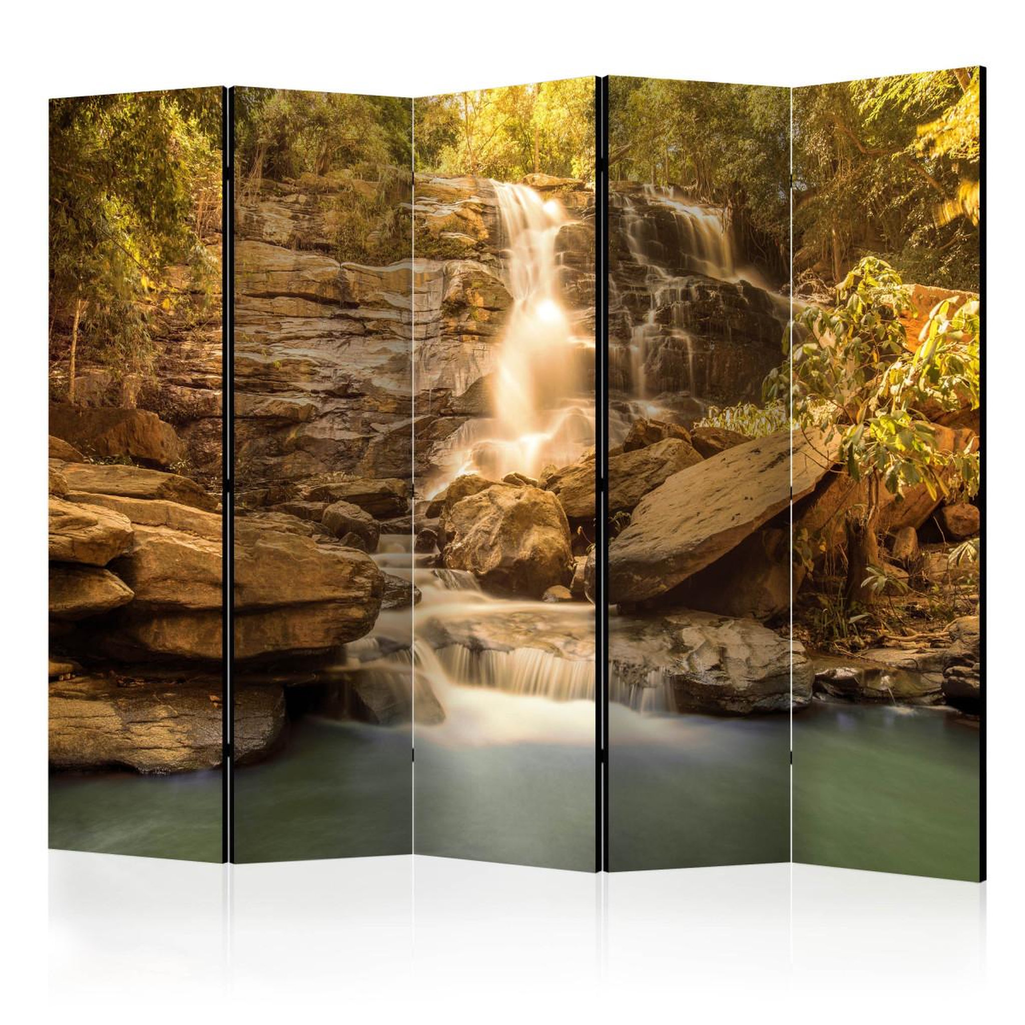 Paris Prix Paravent 5 volets  sunny waterfall  172x225cm