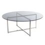 Voir la diapositive 1 : Paris Prix Table Basse Ronde Design  Comada  100cm Gris