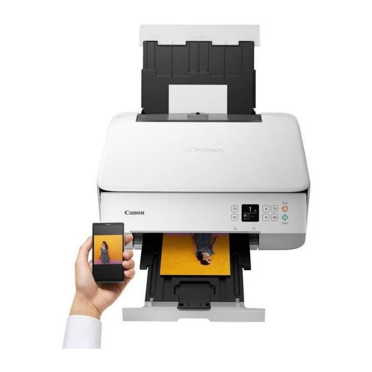 Canon Imprimante Jet dencre Multifonction - CANON PIXMA TS5351a - WiFi - Blanc - Grade B -