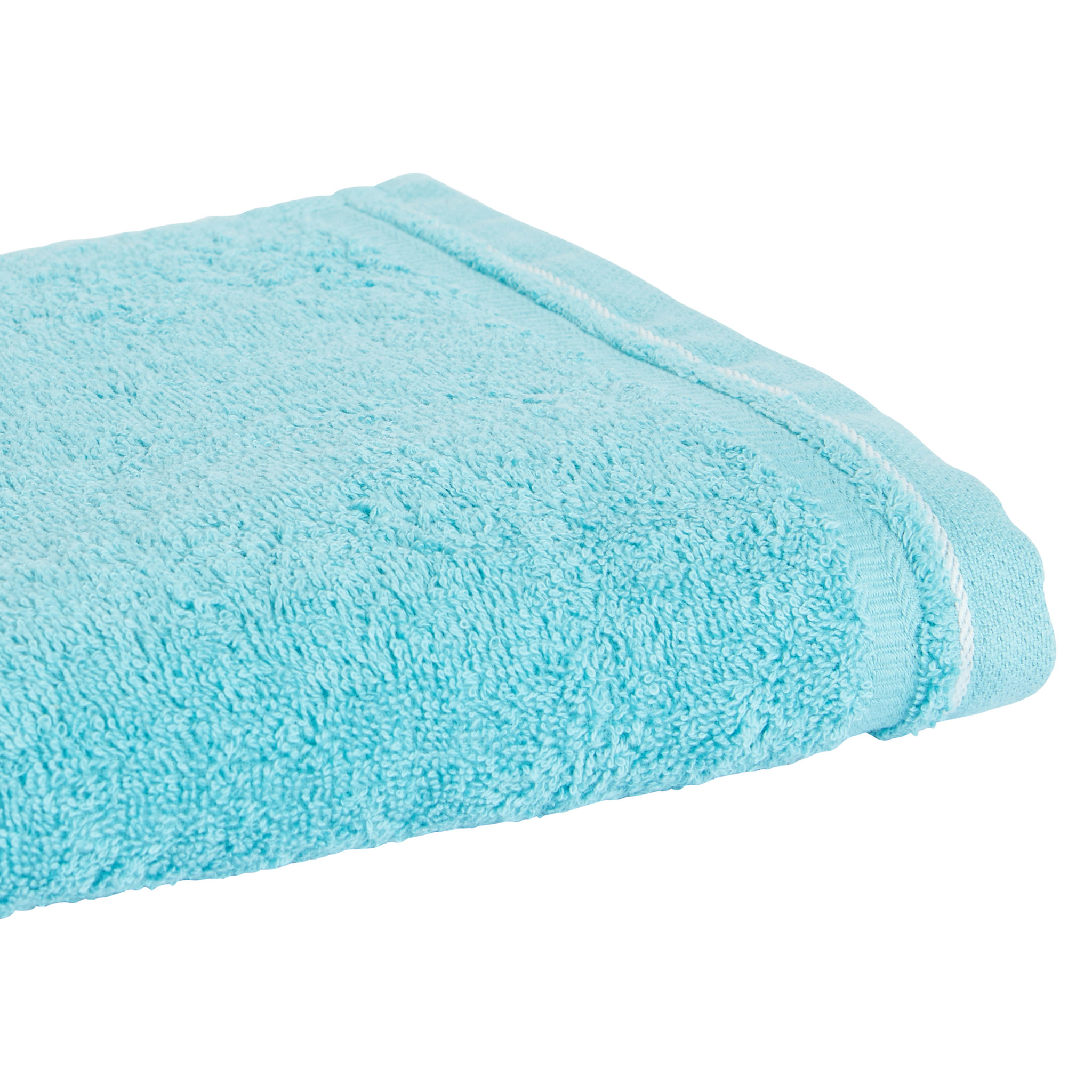 Voir la diapositive 2 : ACTUEL Serviette de toilette unie en coton  450 g/m²