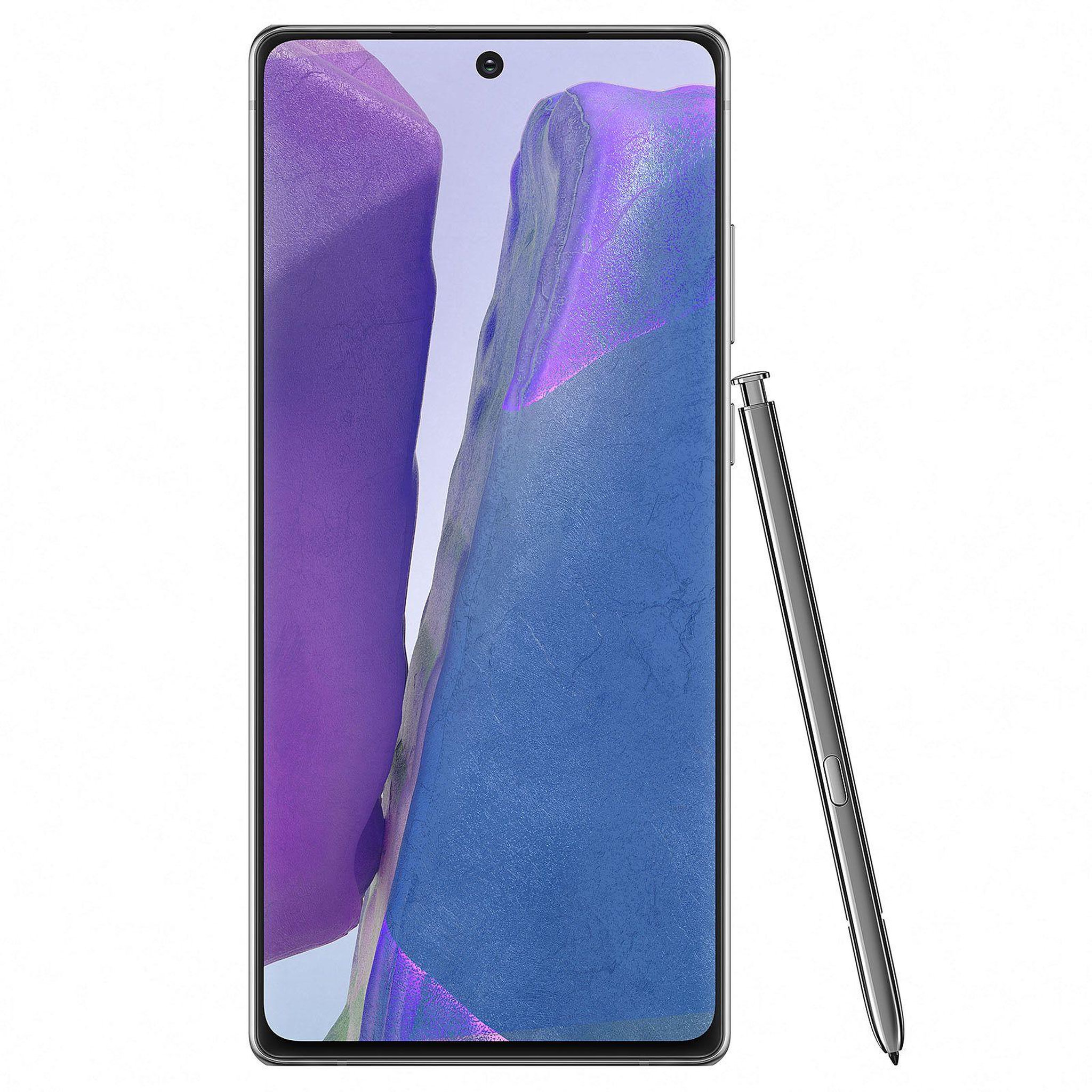 Voir la diapositive 2 : Samsung Galaxy Note 20 5G (Dual Sim) Reconditionné 256 Go - Grade C - Gris