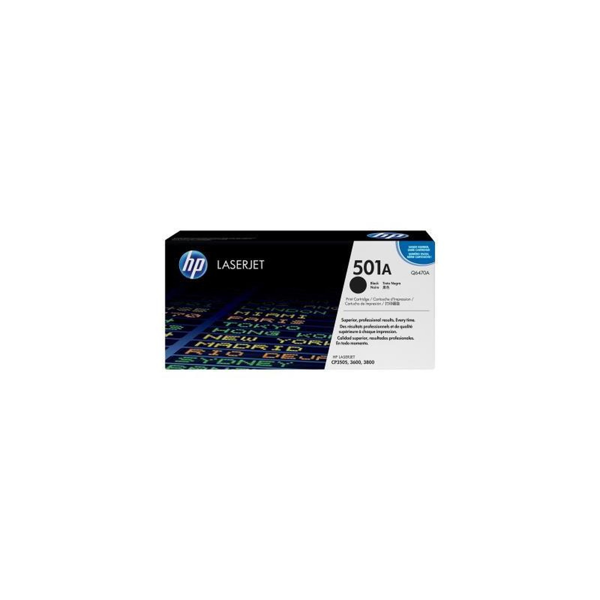 HP HP Cartridge No 501A HP501A HP 501A Black Schwarz (Q6470A)