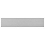 VIDAXL Tapis de couloir Gris clair 50x250 cm