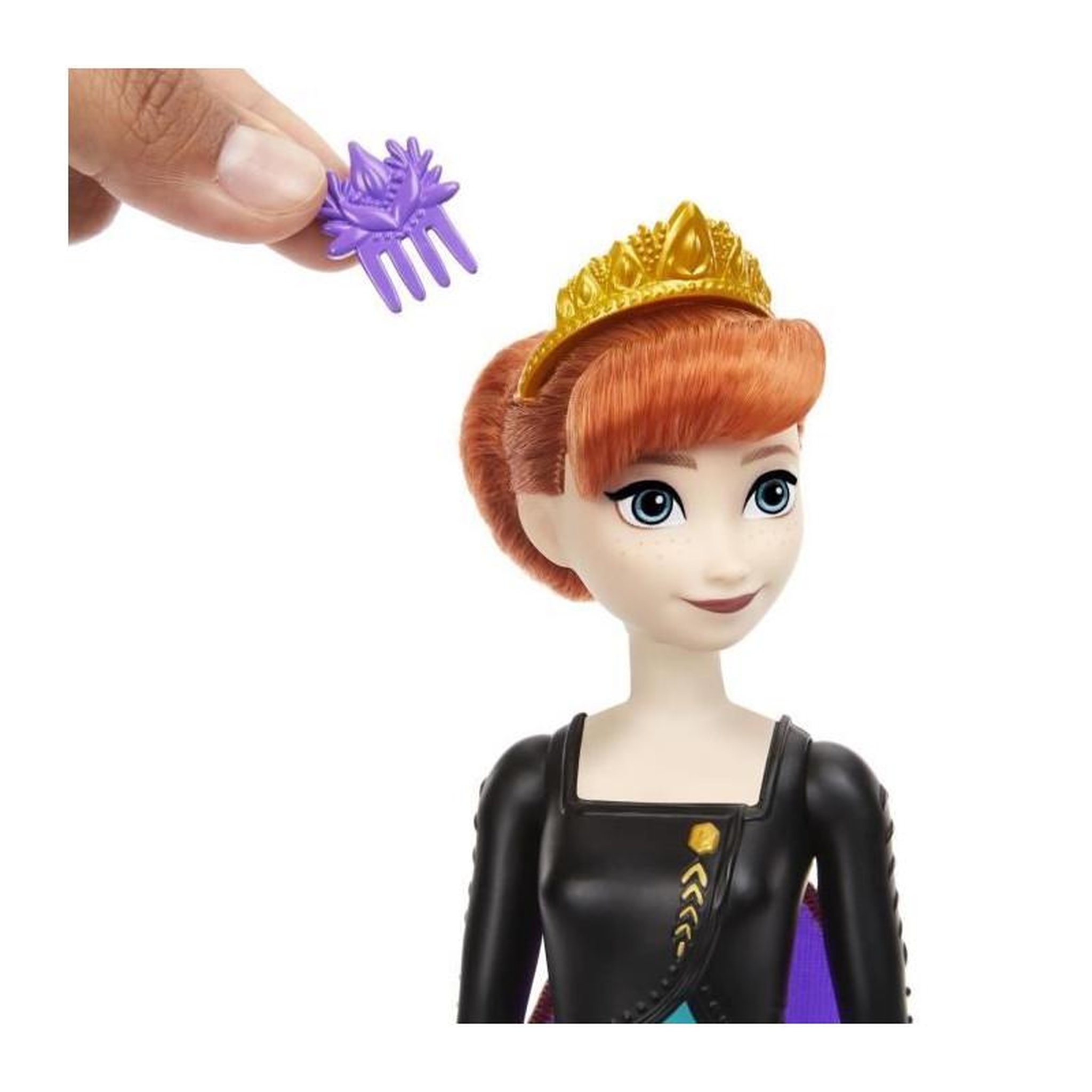 Voir la diapositive 6 : DISNEY FROZEN Disney-La Reine des Neiges-Anna-Poupée Surprise HXD27