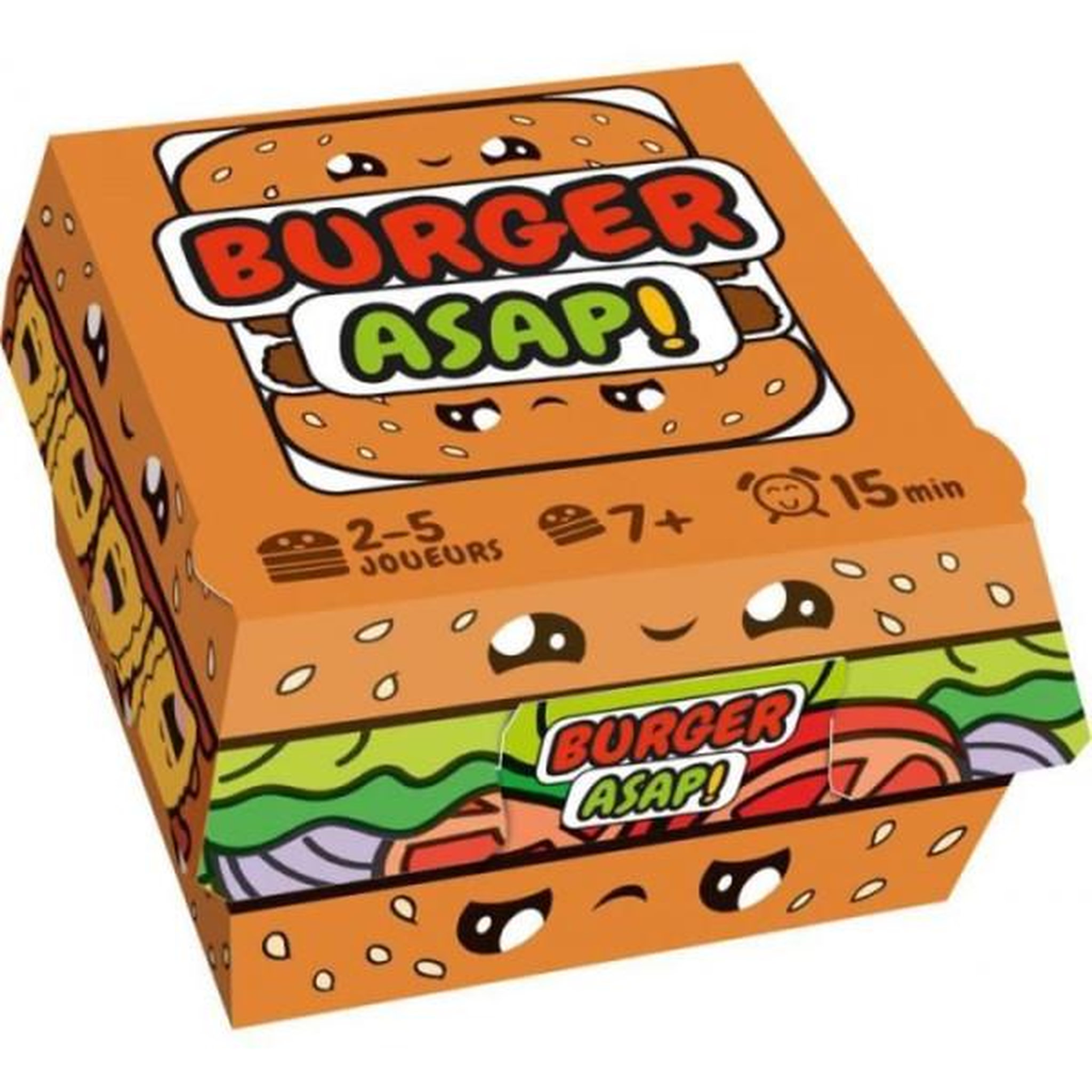 Asmodee Burger ASAP - Asmodee - Jeu de rapidité - Des 7ans