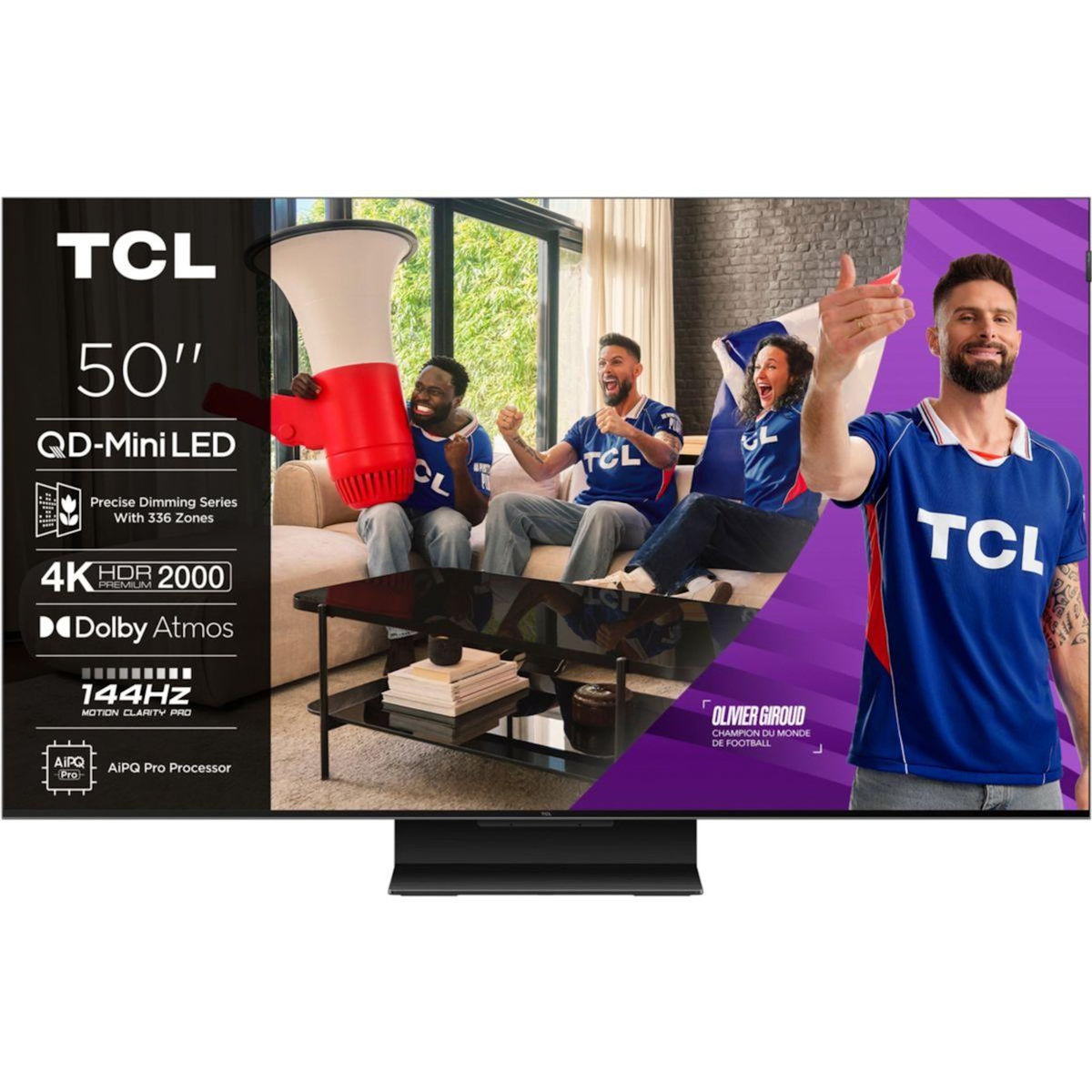 TCL TV Mini Led 50C79K 2025-50 pouces (126cm)