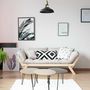 Voir la diapositive 2 : The Home Deco Factory Trio de Tables Gigognes - Beige et Noire - H. 36cm