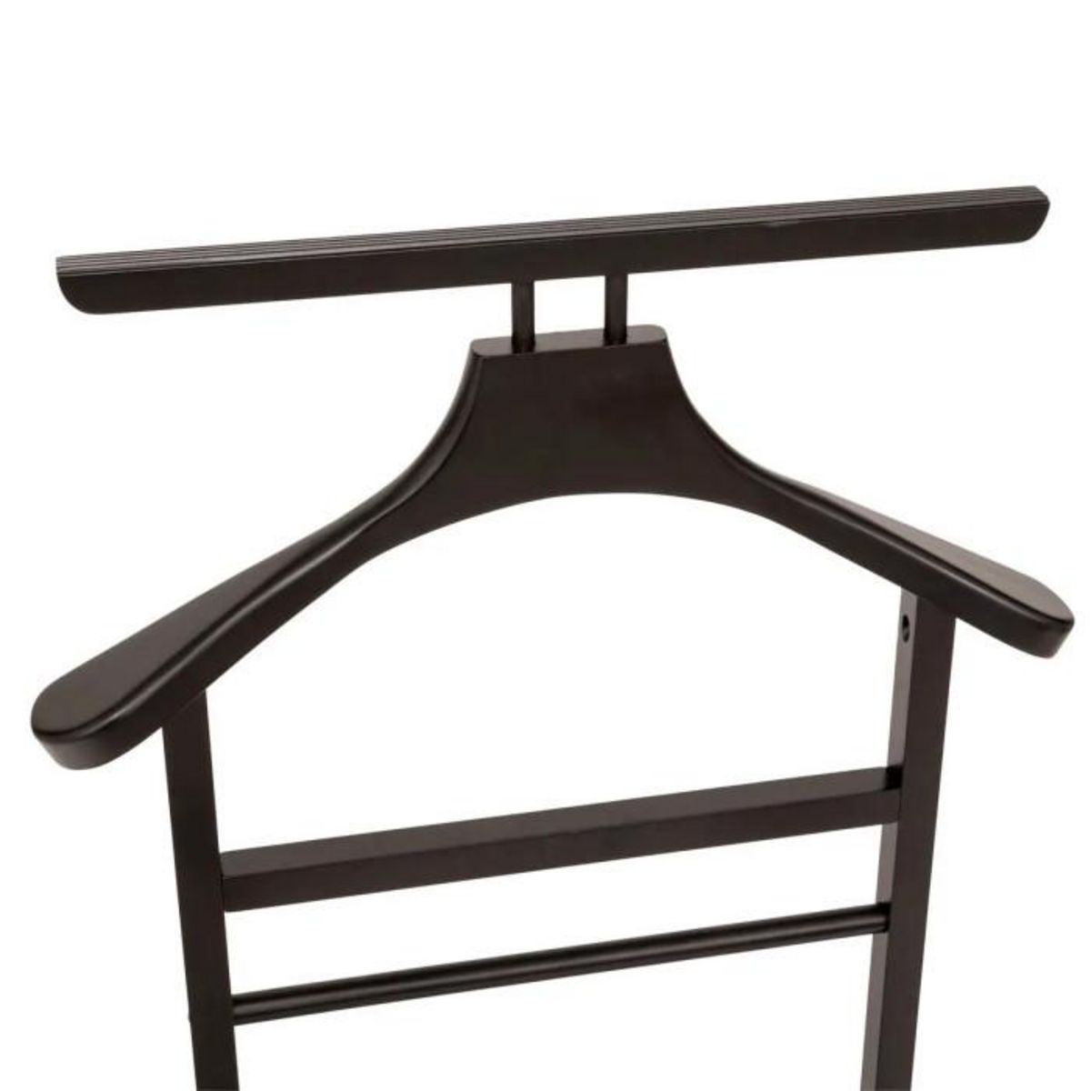 FIVE Valet de Chambre en Bois  Antidérapant  103cm Noir