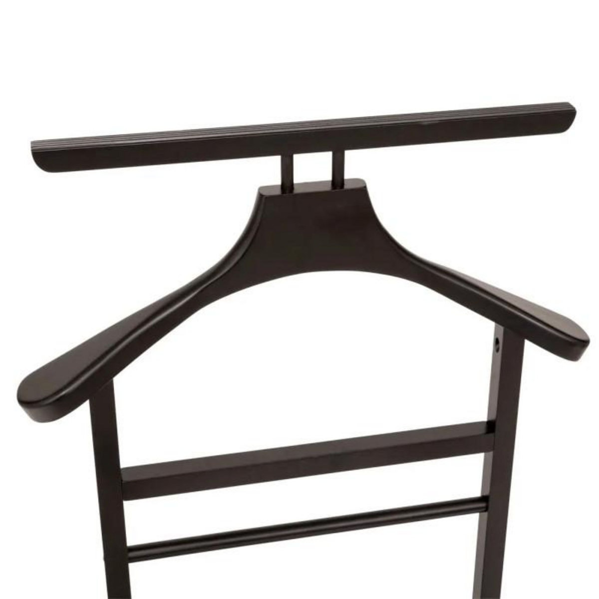 FIVE Valet de Chambre en Bois  Antidérapant  103cm Noir