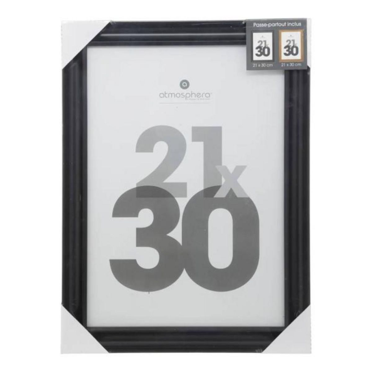 Paris Prix Cadre Photo en Bois  Mae  21x30cm Noir