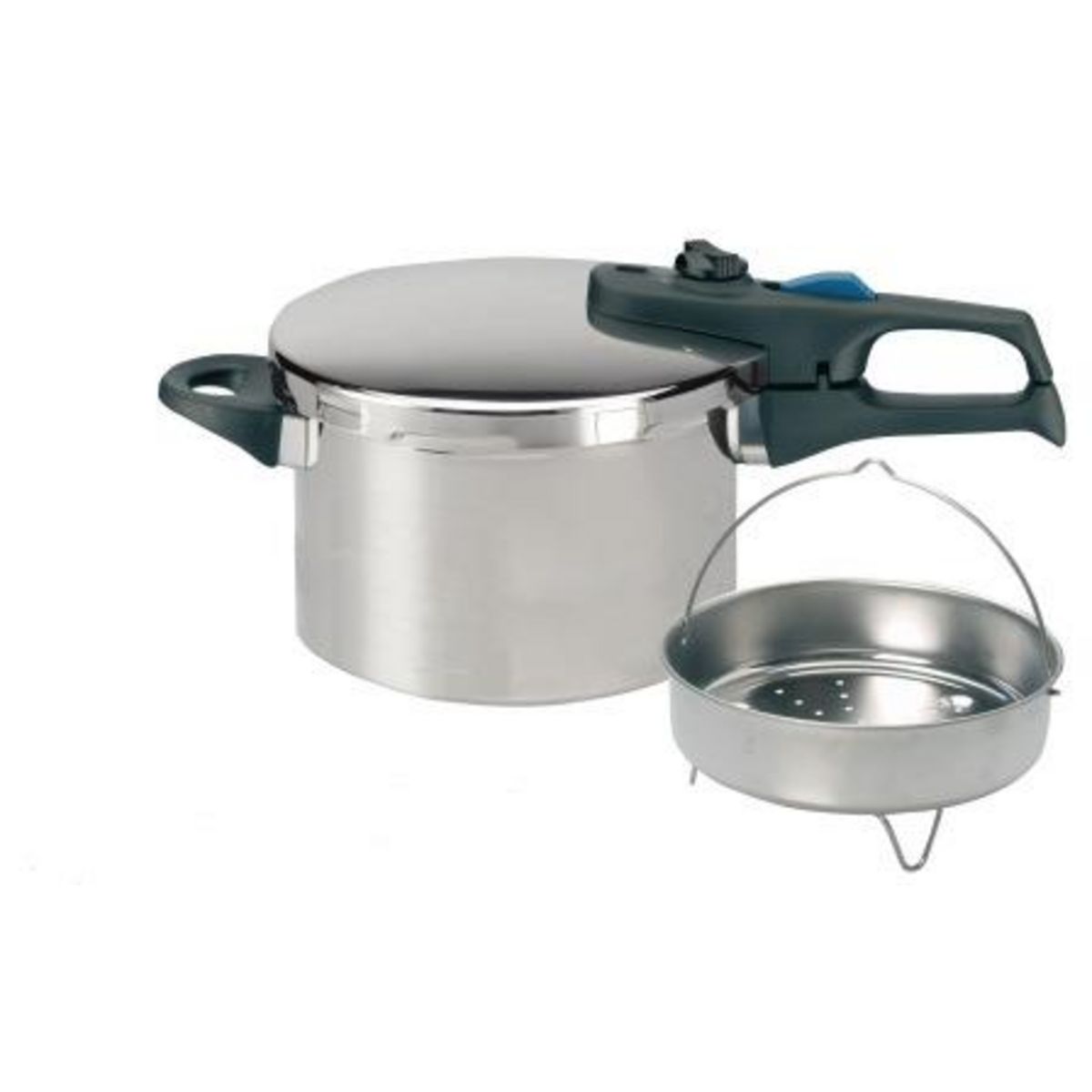 BAUMALU Autocuiseur inox 7L + panier induction