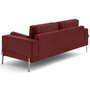 Voir la diapositive 6 : LISA DESIGN Isaure - canapé droit 3 places en velours