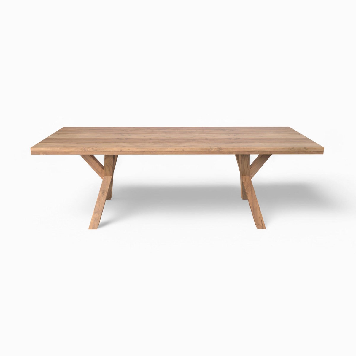 Rendez vous déco Table et bancs de jardin 10 personnes en bois-Soraya