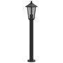 Voir la diapositive 5 : VIDAXL Lampadaires d'exterieur 3 pcs noir 80 cm acier inoxydable