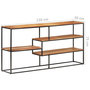 Voir la diapositive 6 : VIDAXL Buffet 150x30x75 cm Bois d'acacia solide