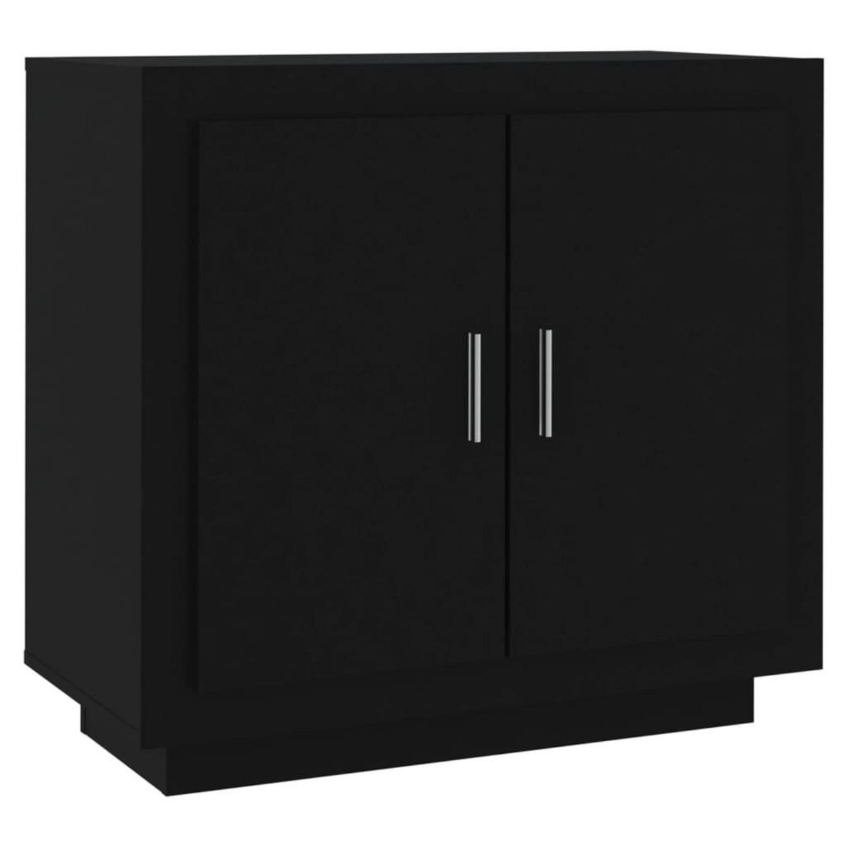 VIDAXL Buffet Noir 80x40x75 cm Bois d'ingenierie