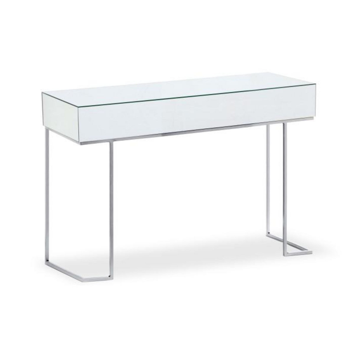 Paris Prix Console Design  Miravo  119cm Transparent & Argent