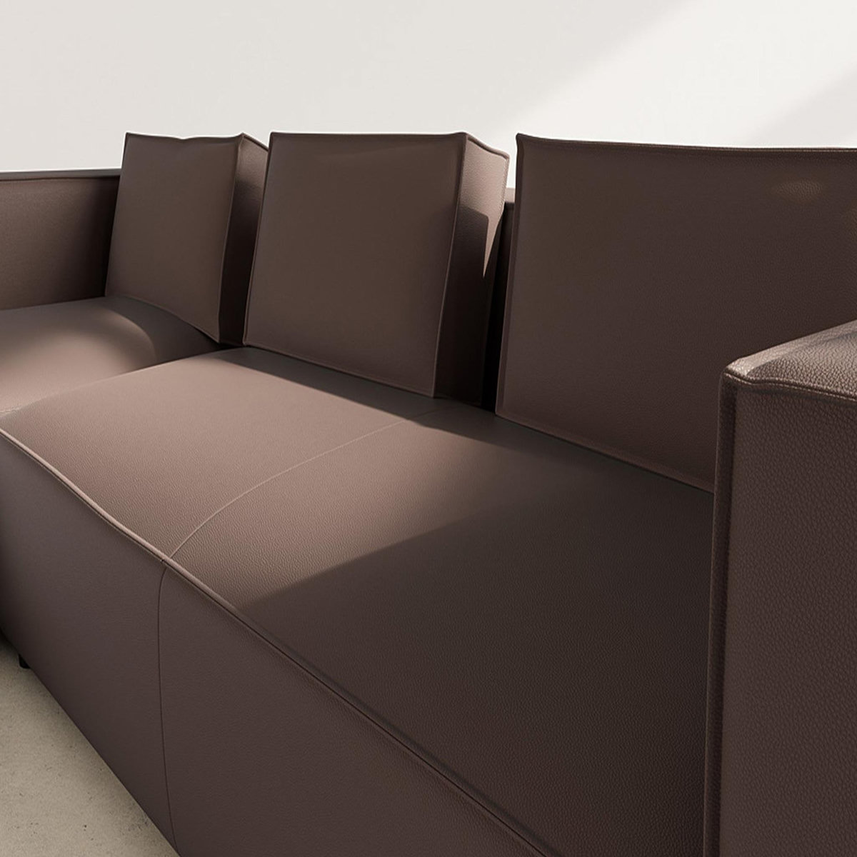 LISA DESIGN Stella - canapé d'angle gauche 4 places en simili