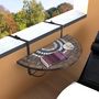 Voir la diapositive 1 : VIDAXL Table suspendue de balcon Terre cuite et blanc Mosaïque