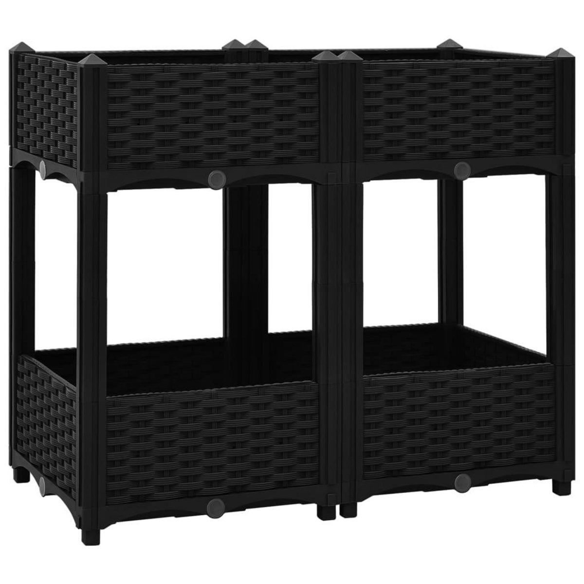 VIDAXL Lit sureleve 80x40x71 cm Polypropylene