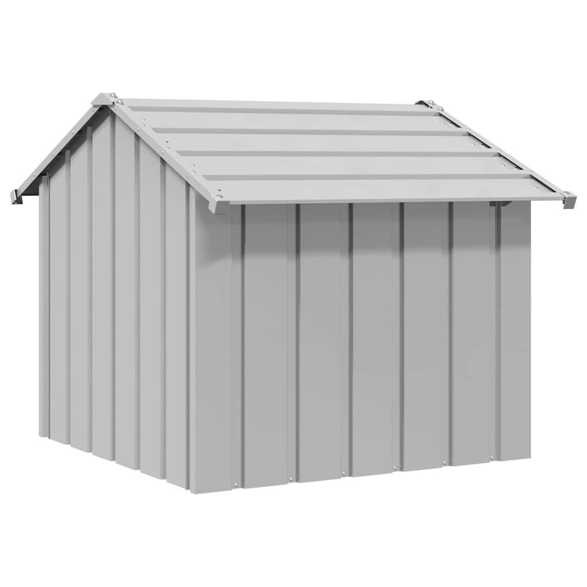 Voir la diapositive 5 : VIDAXL Niche pour chien avec toit noir 85x107x81 cm acier galvanise