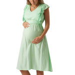 MAMALICIOUS Robe e Femme Mamalicious Mary Frill. Coloris disponibles : Vert