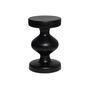 Voir la diapositive 1 : SWEEEK Table d'appoint. bout de canapé. table de chevet en métal. noir. Hawa Ø29.5 x H 47cm