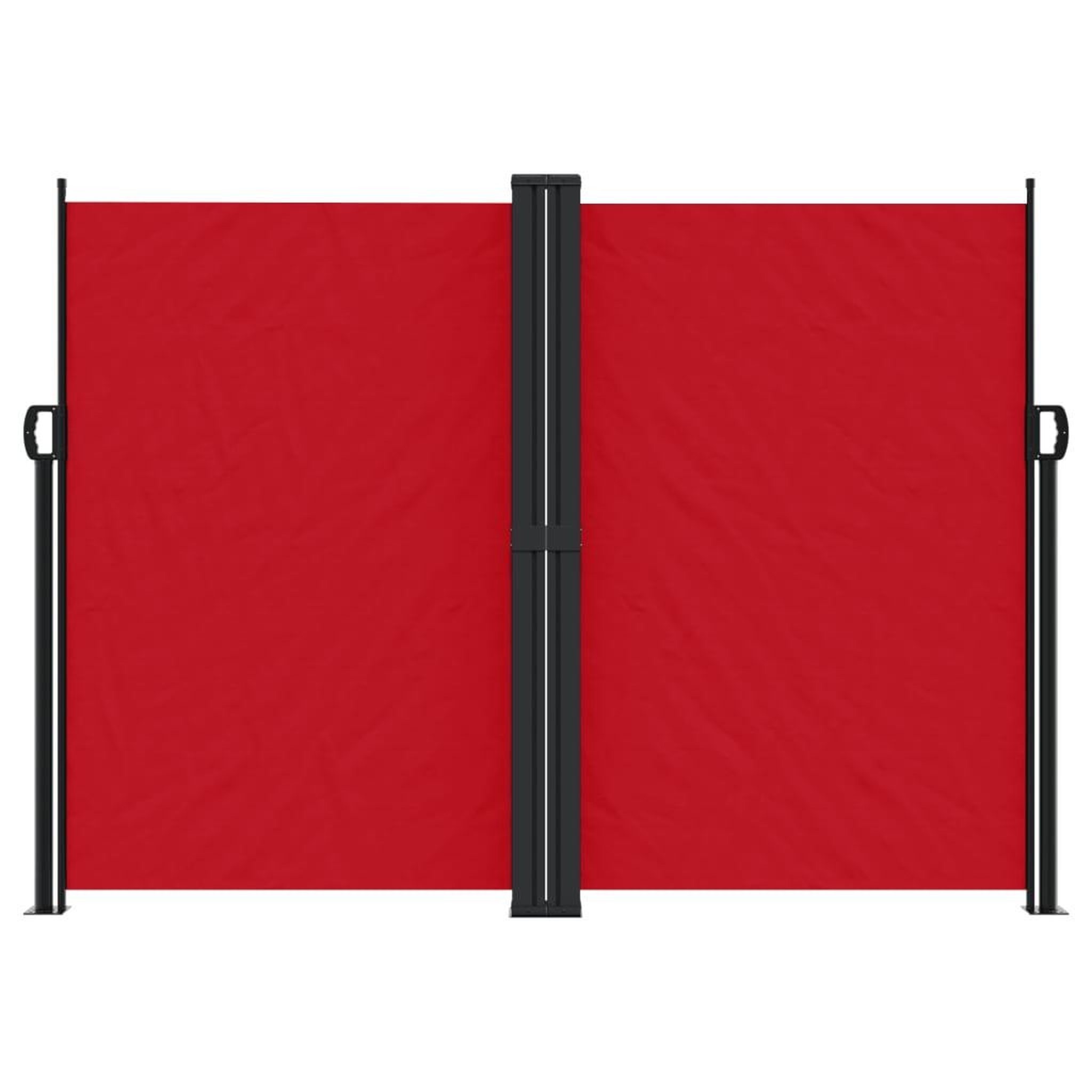 Voir la diapositive 3 : VIDAXL Auvent lateral retractable rouge 180x1000 cm