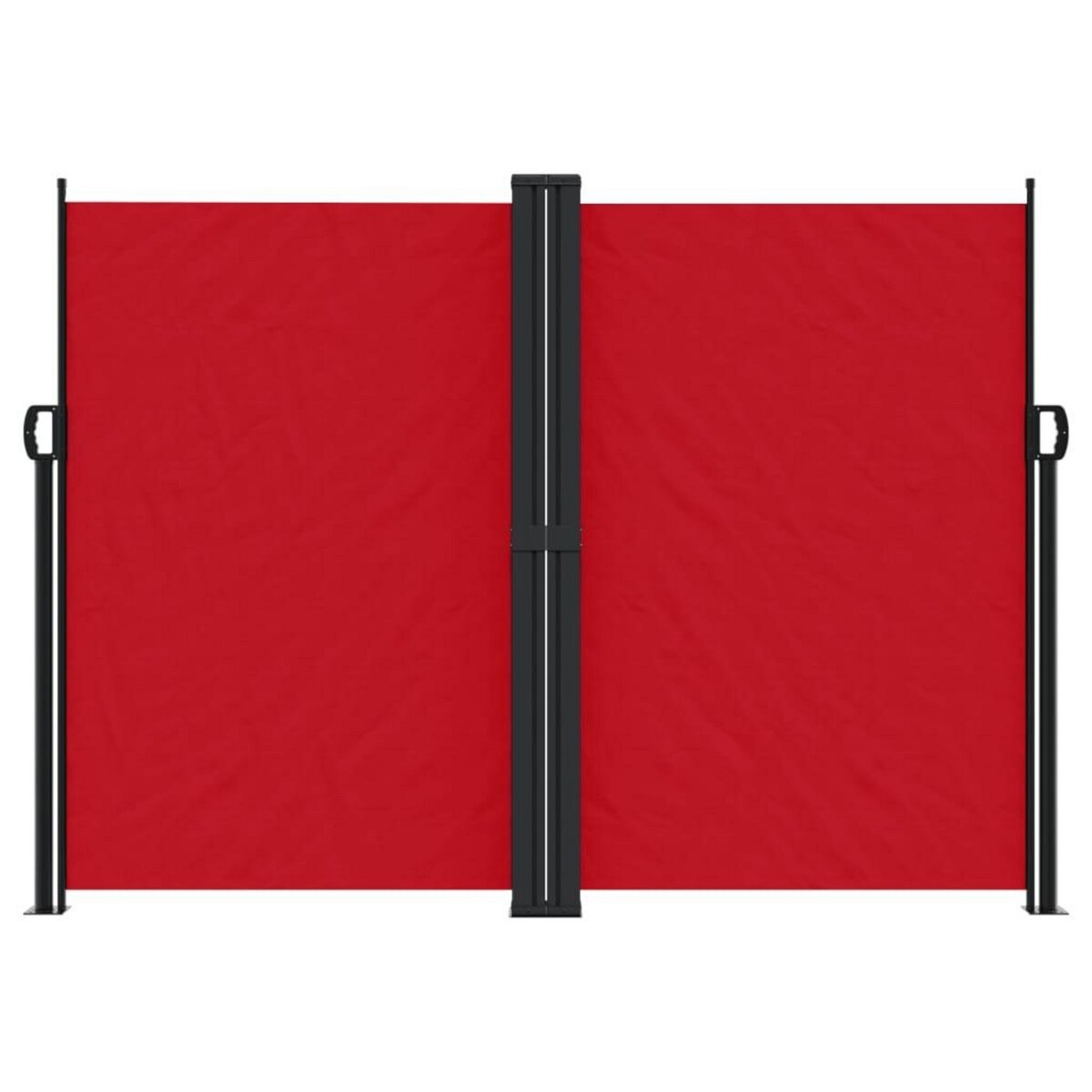VIDAXL Auvent lateral retractable rouge 180x1000 cm