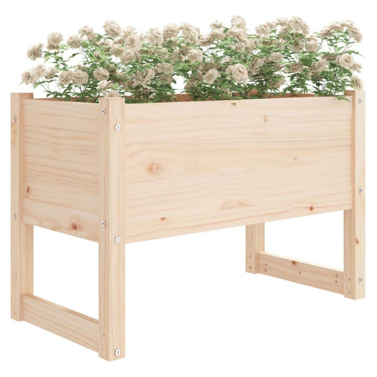 VIDAXL Jardiniere 78x40x52 cm Bois massif de pin