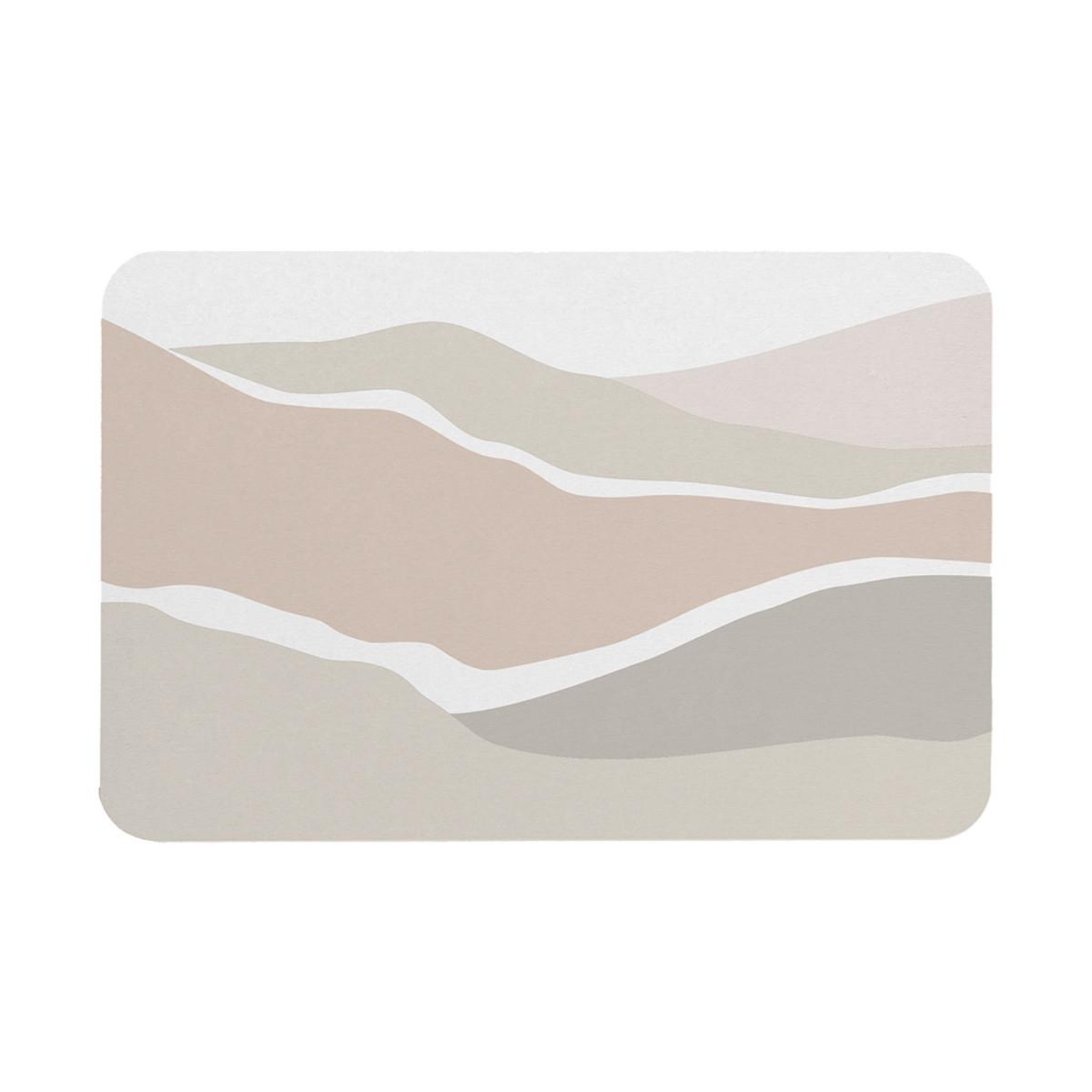 GUY LEVASSEUR Tapis de bain diatomite à motif 39x60cm