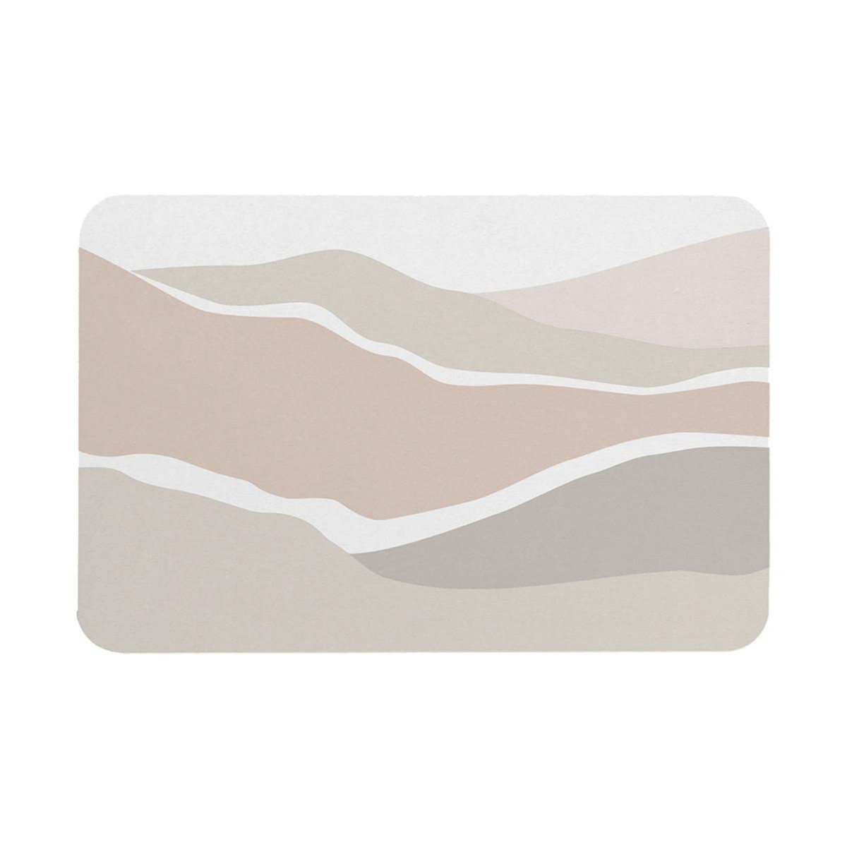 GUY LEVASSEUR Tapis de bain diatomite motif dune 39x60cm