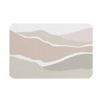 GUY LEVASSEUR Tapis de bain diatomite motif dune 39x60cm