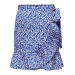 Only Jupe  à Fleurs  Femme Only Olivia. Coloris disponibles : Bleu