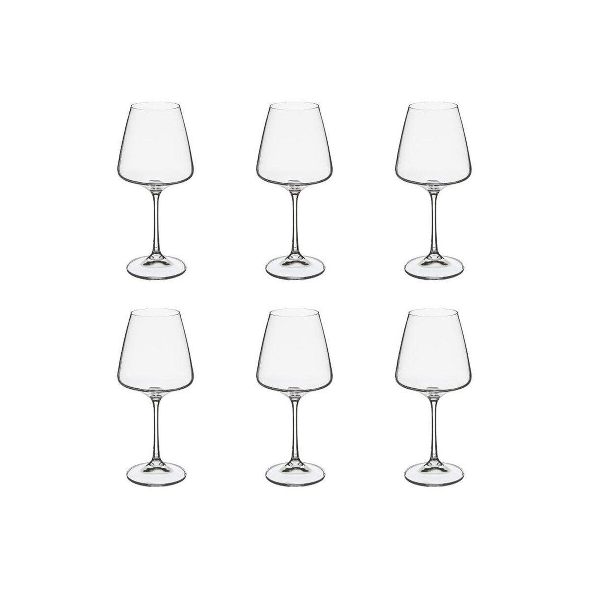 SECRET DE GOURMET Lot de 6 verres à vin  selenga  36cl transparent