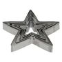 Voir la diapositive 2 : FIVE Lot de 5 Emporte-Pièces  Étoile de Noël  26cm Argent
