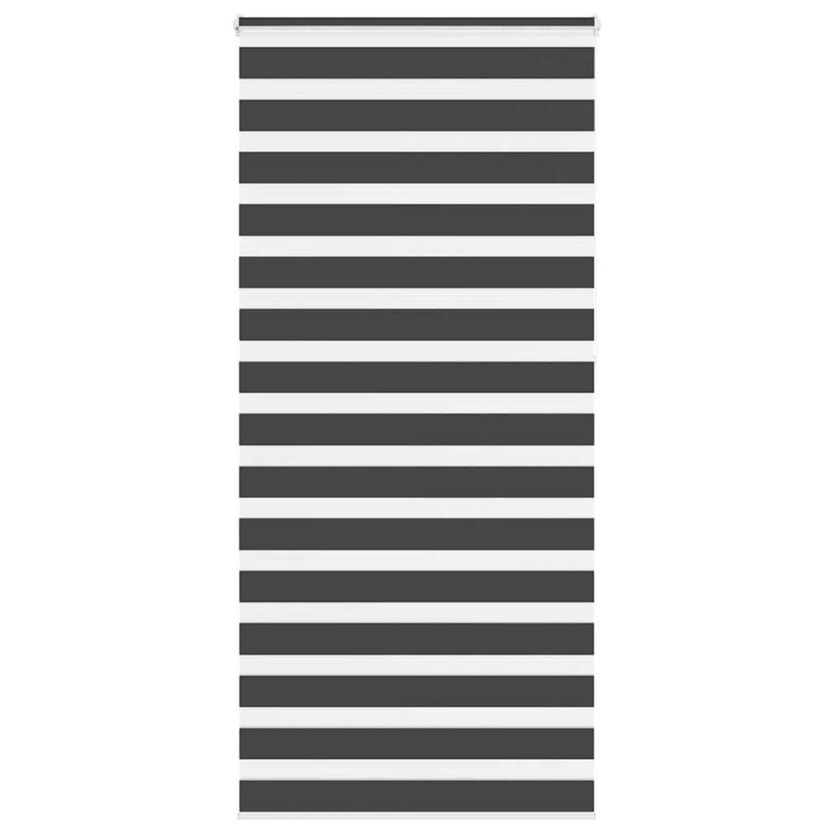 VIDAXL Store zebre noir 100x230 cm largeur du tissu 95,9 cm polyester