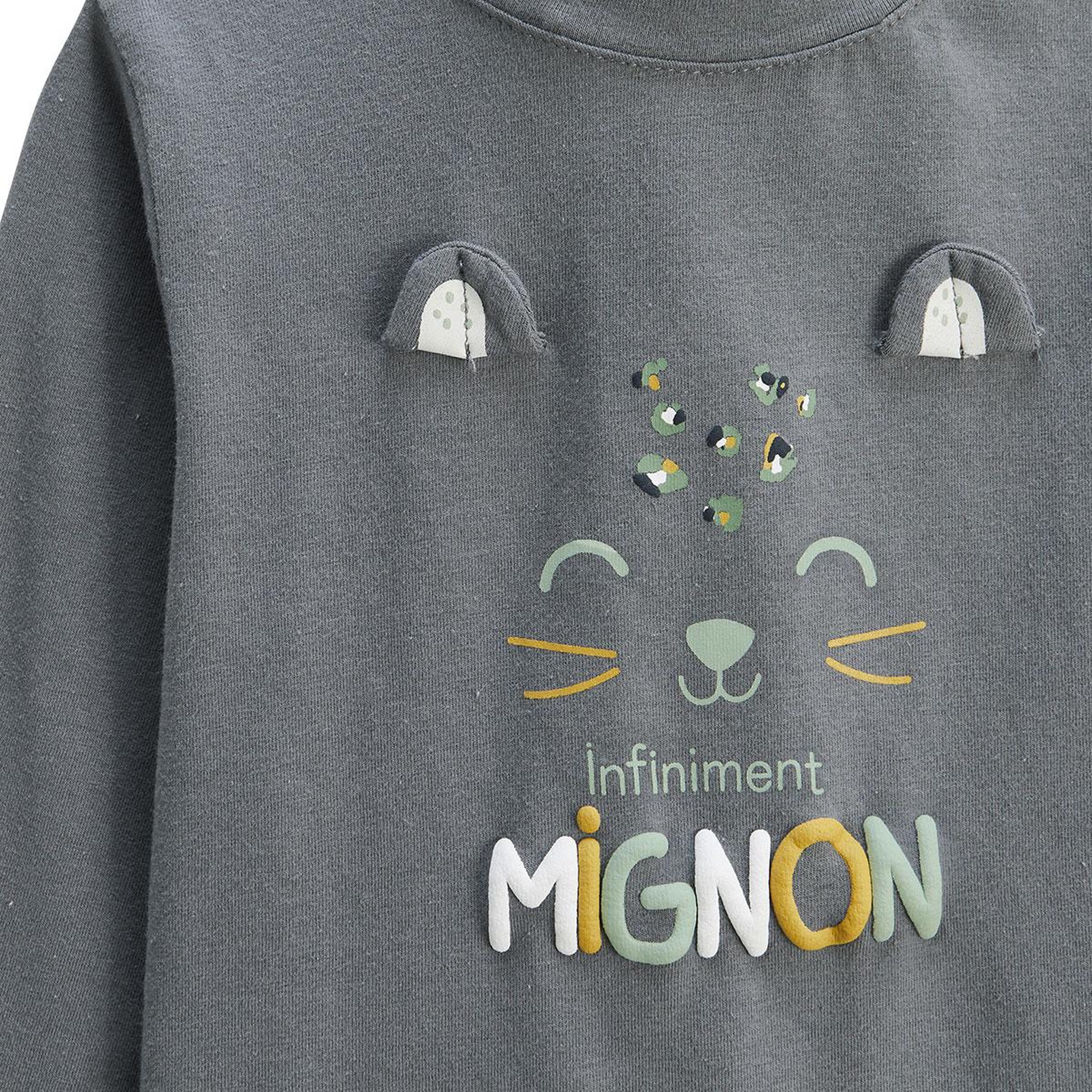 Voir la diapositive 5 : Petit Béguin Lot de 2 t-shirts enfant manches longues Boavista