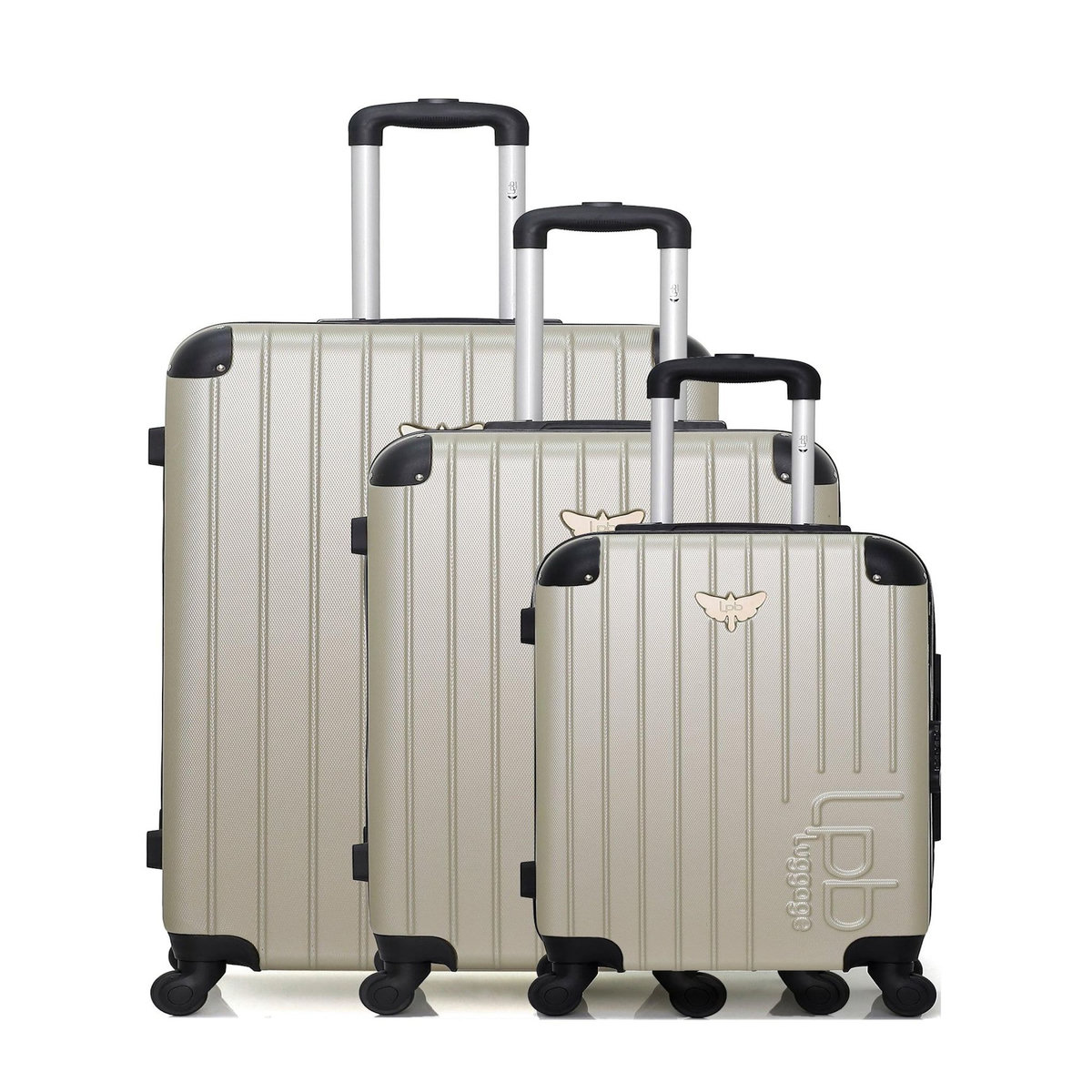 LES P'TITES BOMBES LPB LPB LUGGAGE - Set de 3 Valises MARIANNE 75 cm 4 Roues