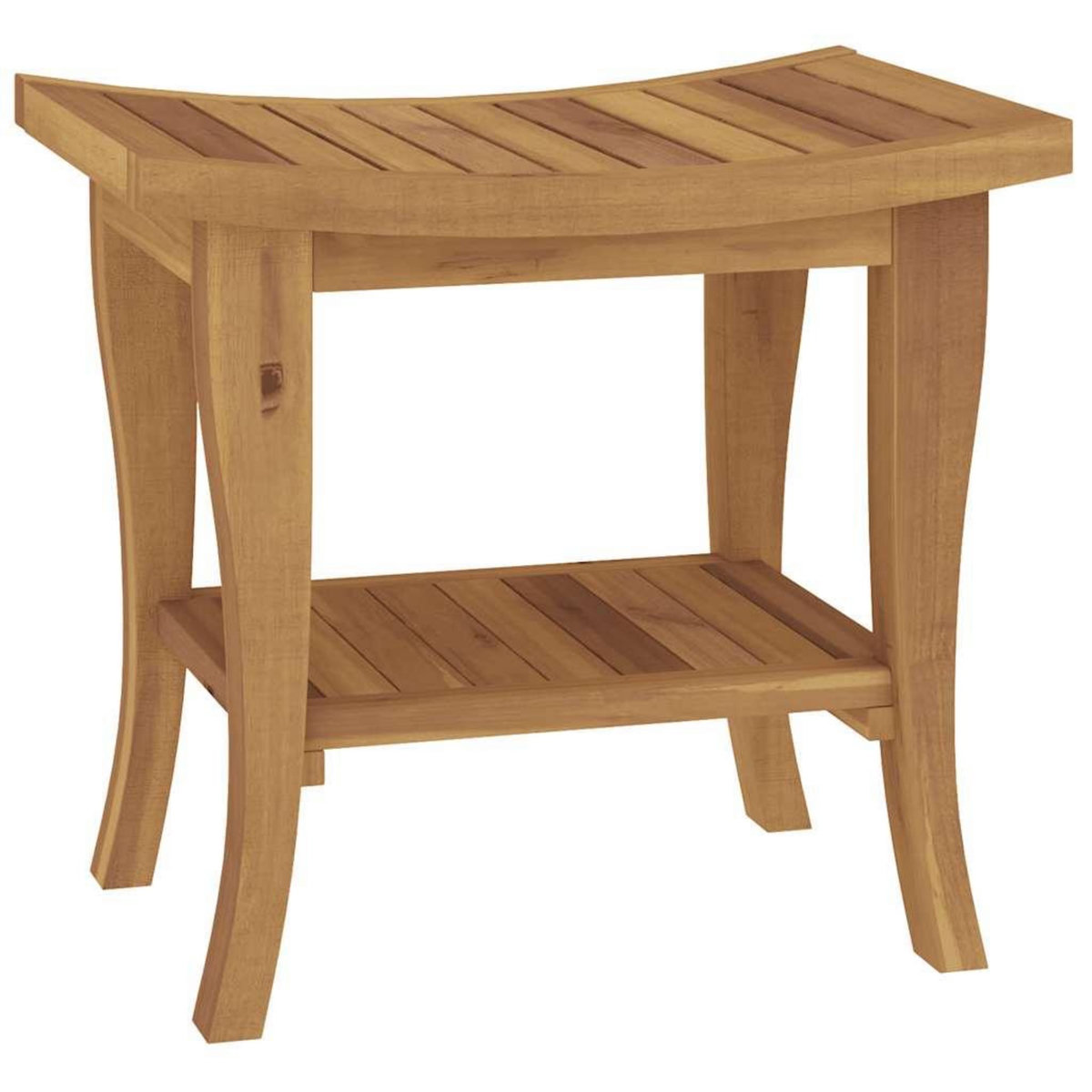 VIDAXL Table d'appoint de salle de bain 50x35x45cm bois de teck solide