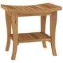 Voir la diapositive 5 : VIDAXL Table d'appoint de salle de bain 50x35x45cm bois de teck solide