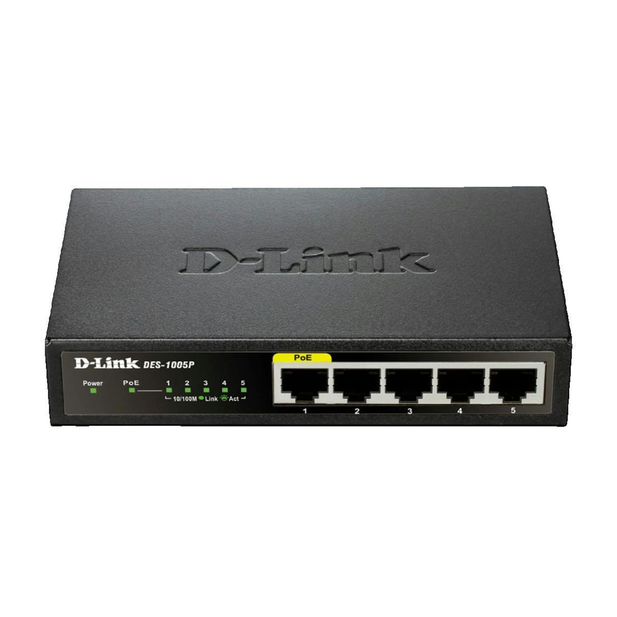 DLink Switch Réseau D-Link DGS 1005P - 5 Ports Gigabit (4 PoE+)