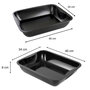 Voir la diapositive 4 : ZENKER Lot de 2 plats à four XXL rectangles 40 x 24 cm Zenker Special Cooking